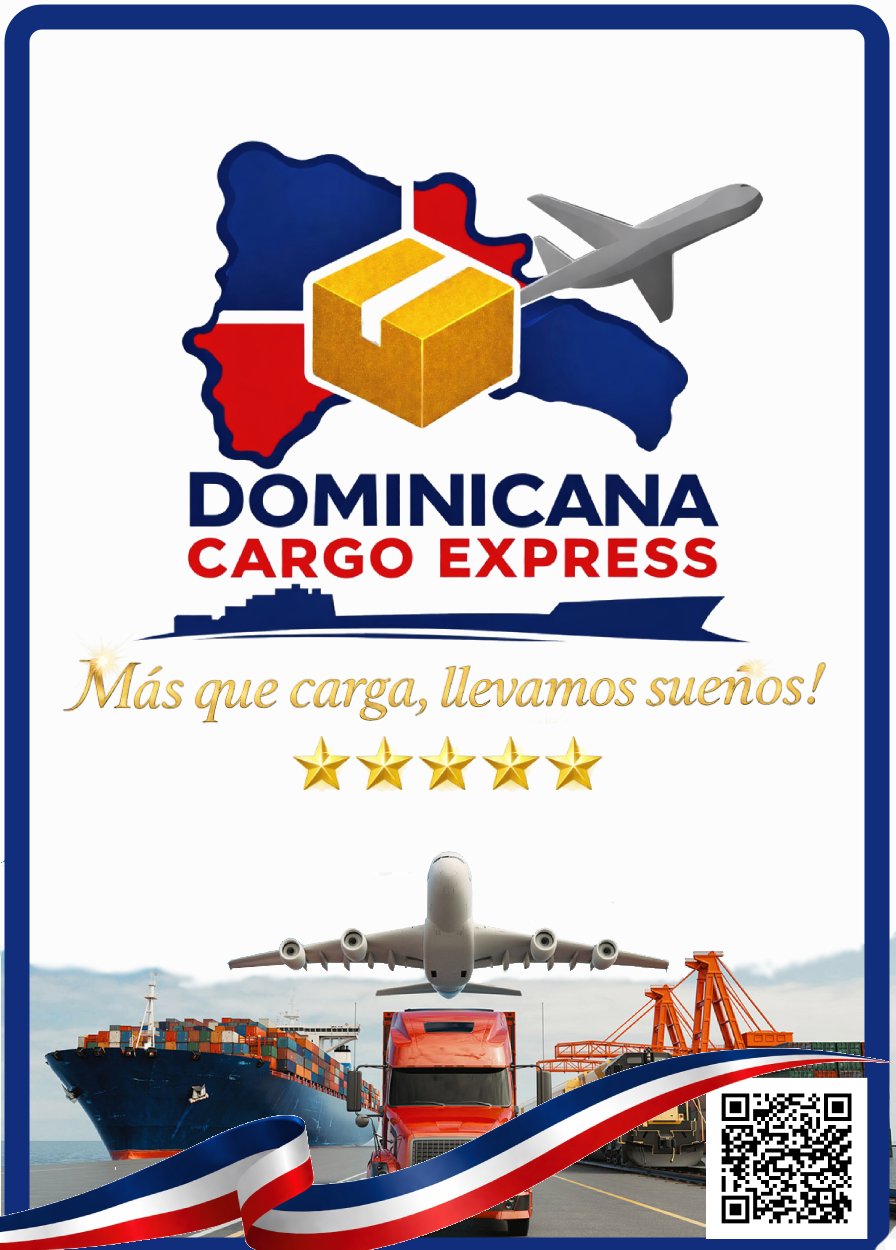 Tarjeta Dominicana Cargo Express frente
